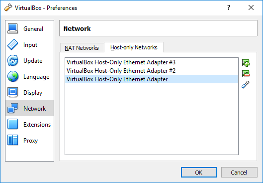 VirtualBox Host-Only-Network